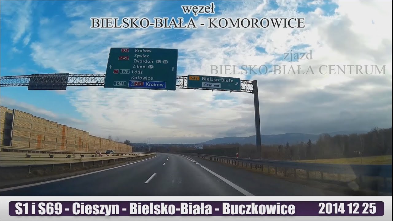 droga ekspresowa S1 i S69 Cieszyn - Bielsko-Biała - Buczkowice