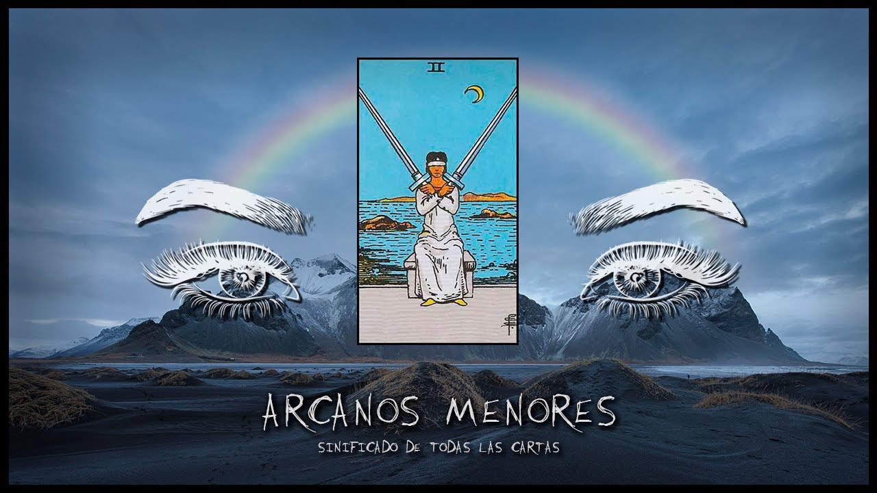 🔸 2 de Espadas Tarot 🔮 Significado y lectura carta Arcano menor | Curso Rider Waite