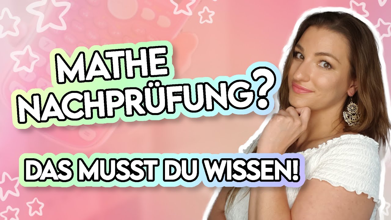 MÜNDLICHE NACHPRÜFUNG im MATHE ABI 2024 | Ablauf, Themen & Tipps