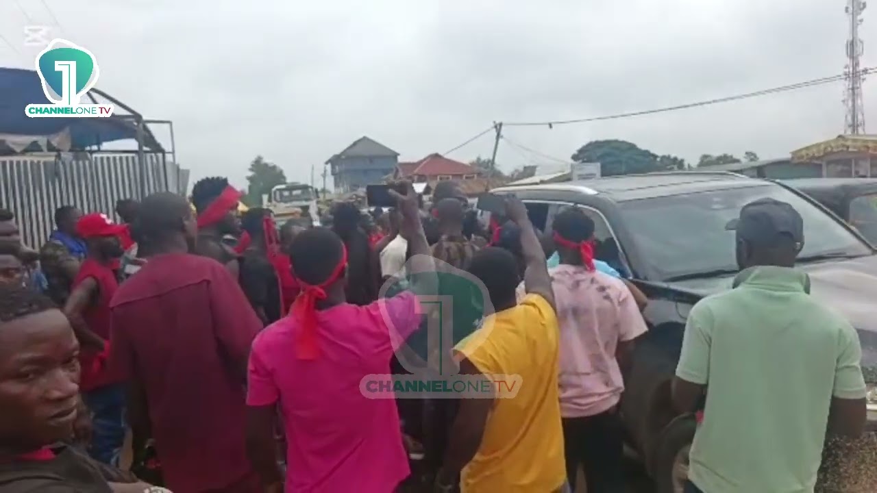 Tensions Rise as NDC Youth Confront Lands Minister Over Mining Programme Launch in Eastern Region