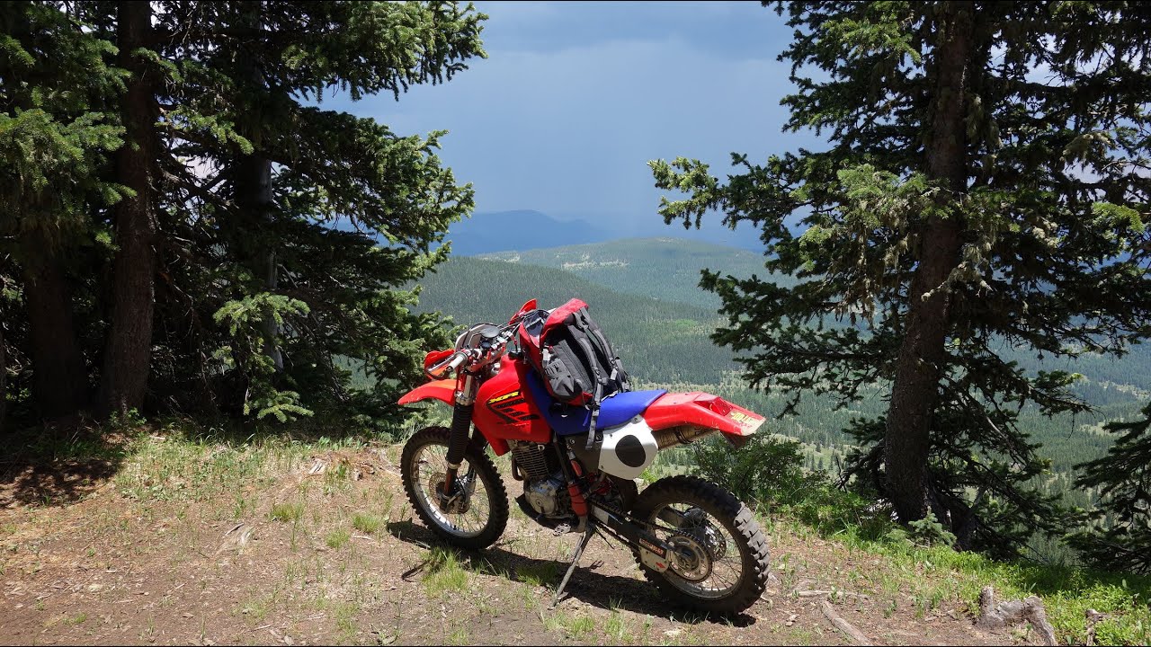 More 1996 Honda XR400R mountain riding