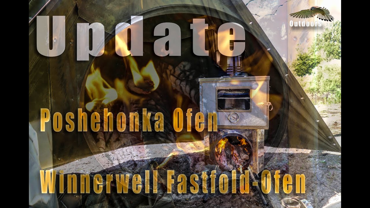 New Update  Poshehonka Ofen ohne Tschum mit Lavvu - New Update  Poshehonka stove with Lavvu
