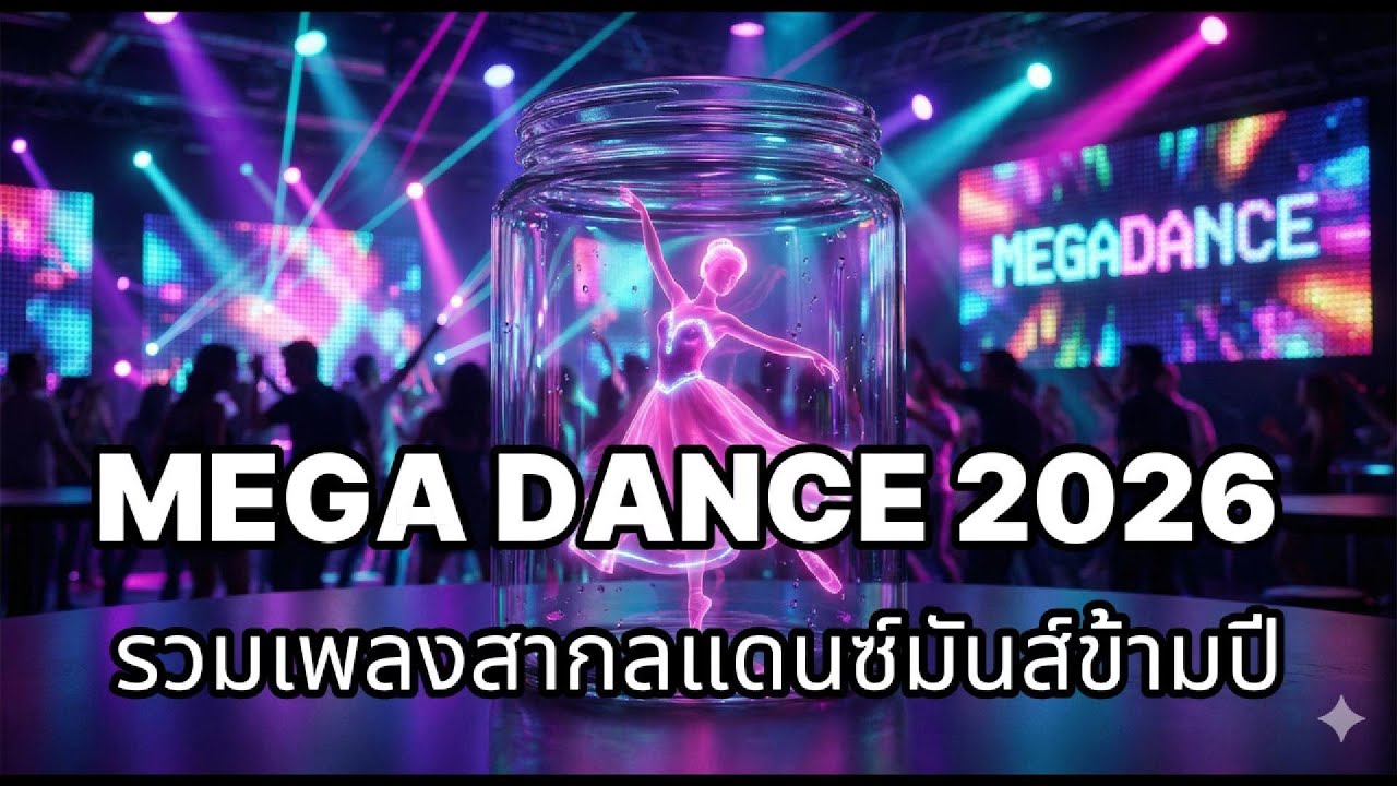 MEGA DANCE 2026 - รวมเพลงสากลแดนซ์มันส์ข้ามปี (Non-stop New Year Party)