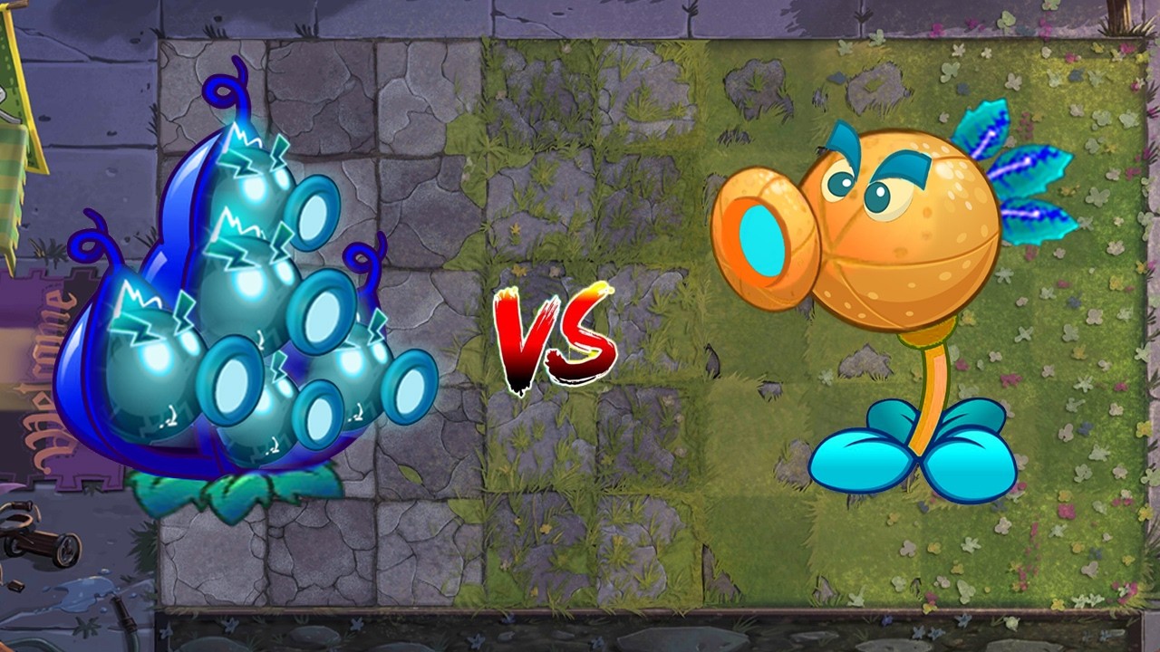 PvZ 2 Challenge - Team Plants Max Power Up In Arena #22 - Plasma Pod vs Re-Citron