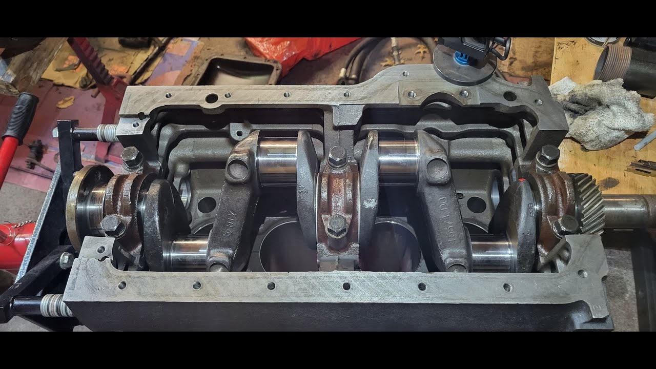 This Old Farm's Farmall Super M Part 8: Sleeve Install, Camshaft Bearings & Crankshaft!