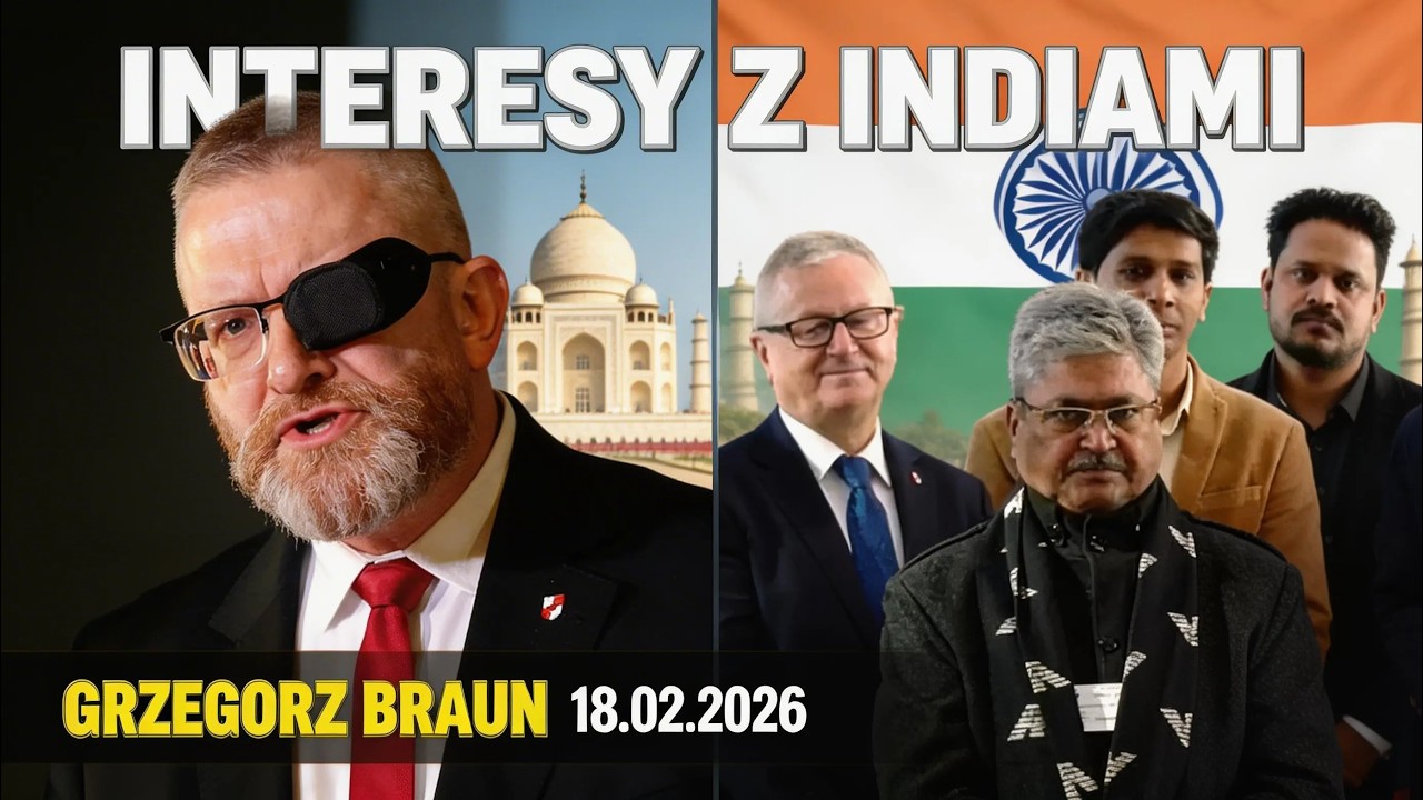 Grzegorz Braun i INTERESY Z INDIAMI - Podoba mi się i POPIERAM TEN POMYSŁ!