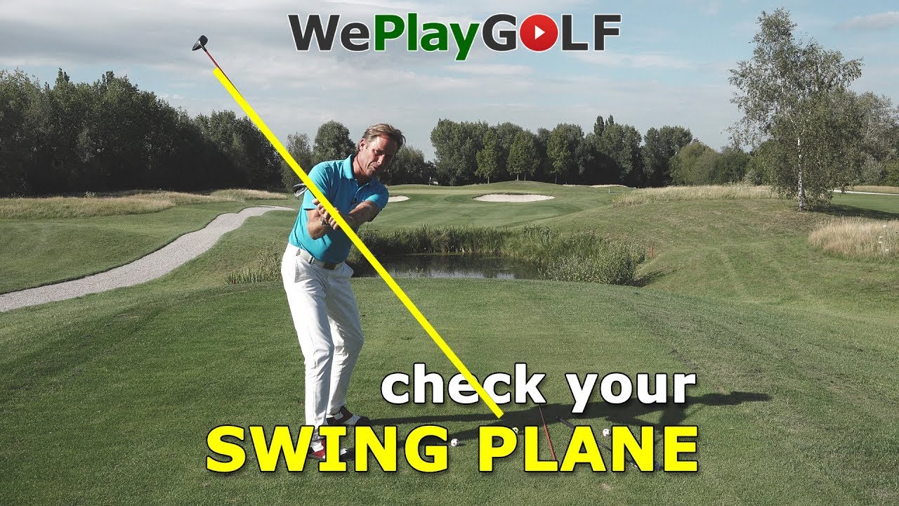Easy trick to check your swing plane!