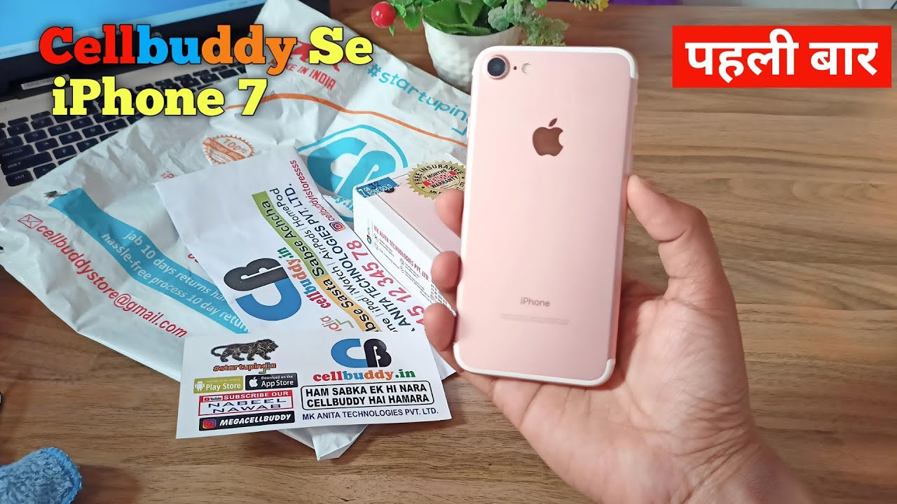 Iphone 7 From Cellbuddy | Live Unboxing & Honest Review | Apple Iphone 7 Rose Gold!