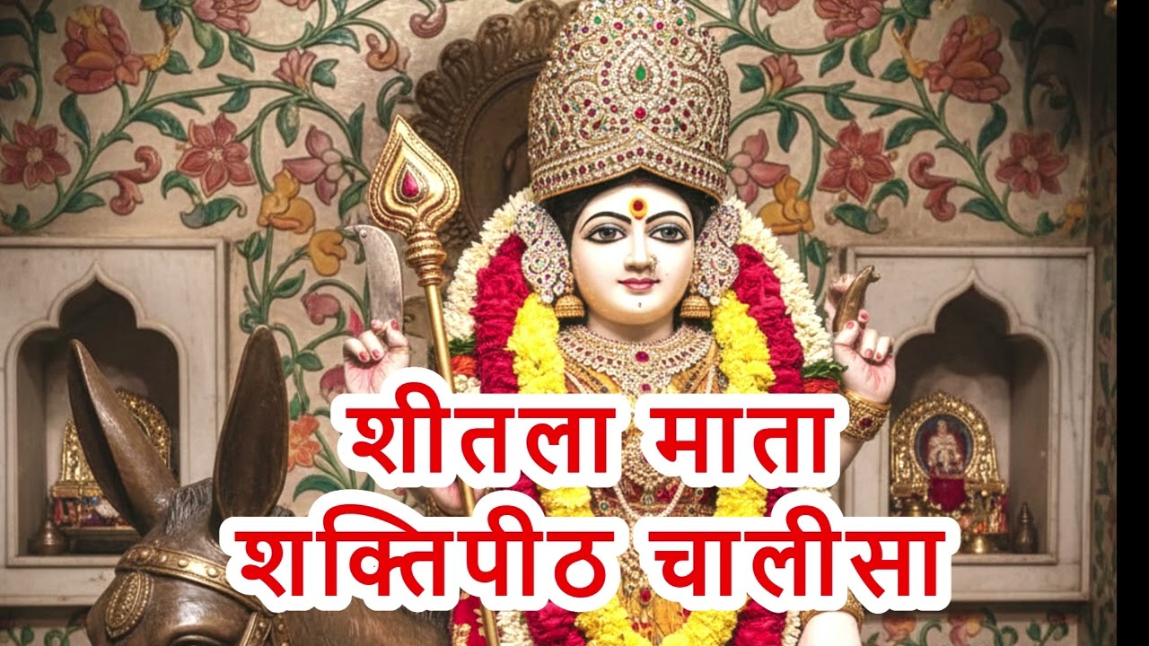 श्री शीतला माता चालीसा 2026 🌸 | Sheetla Mata Chalisa with Lyrics 🙏✨ | रोग मुक्ति मंत्र