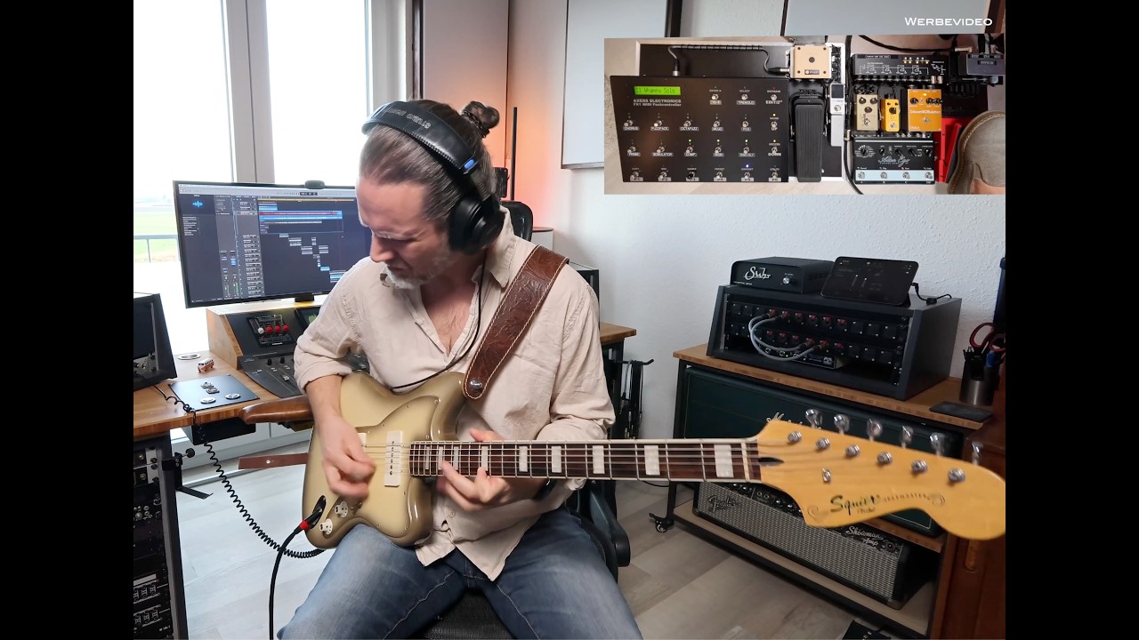 Squier Baritone Jazzmaster Whammy Solo