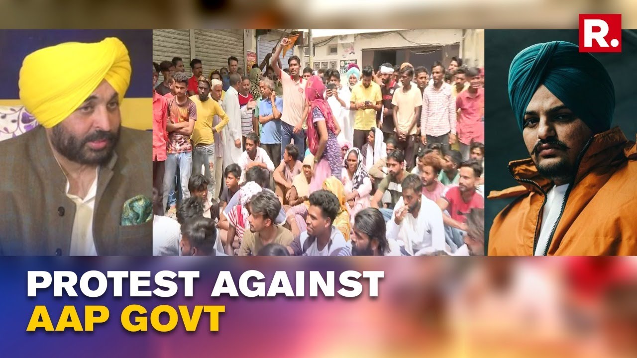 Sidhu Moosewala Killed: Mega Protest Against AAP Govt In Punjab, Anti-Kejriwal Mann Slogans Raised