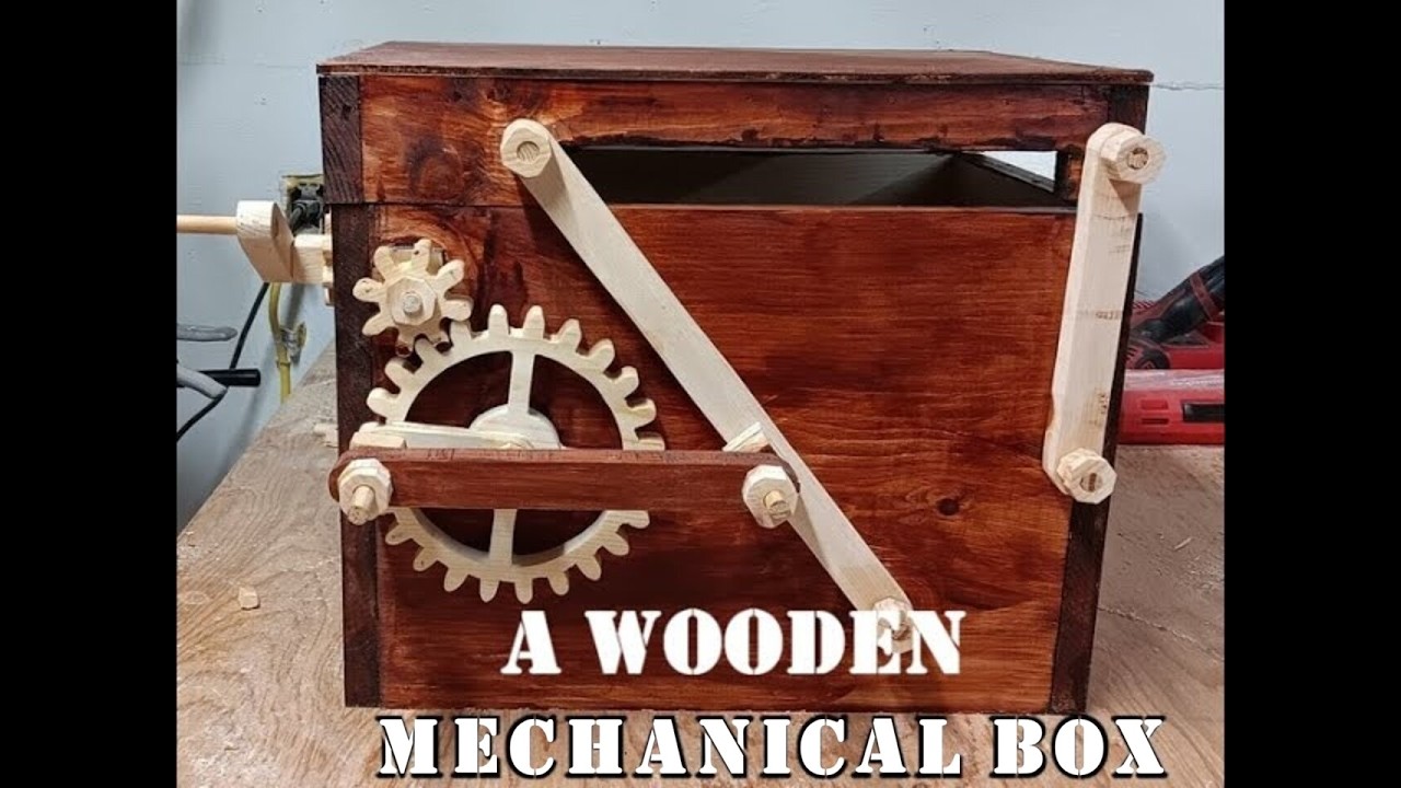 A Wooden Mechanical Box