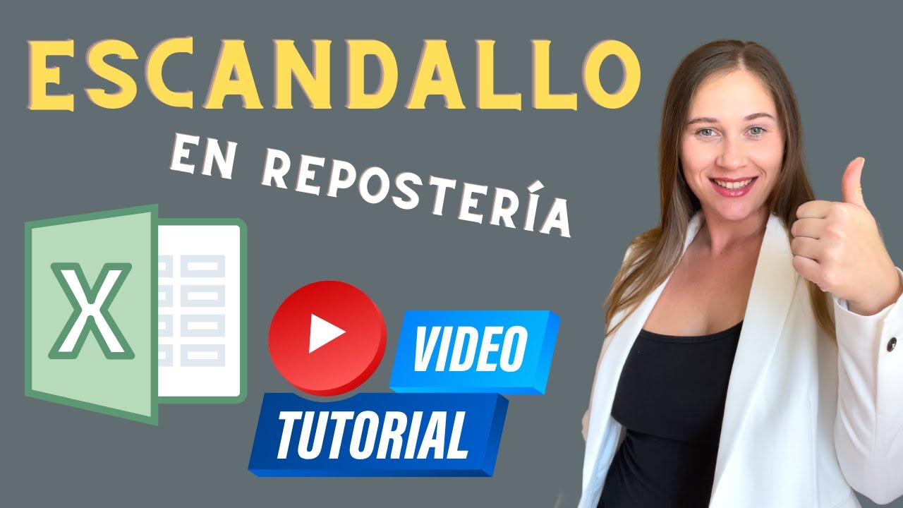¿Cómo hacer un ESCANDALLO de tu tarta? | TUTORIAL básico en Excel (costes de materia prima)
