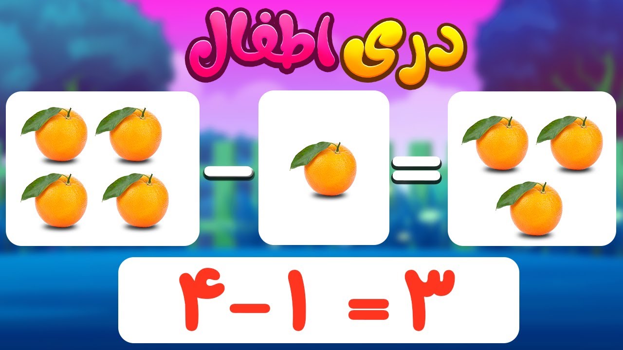 Easy Math Subtraction for Kids in Dari  تفریق آسان ریاضی برای اطفال به زبان دری | ویدیو آموزشی