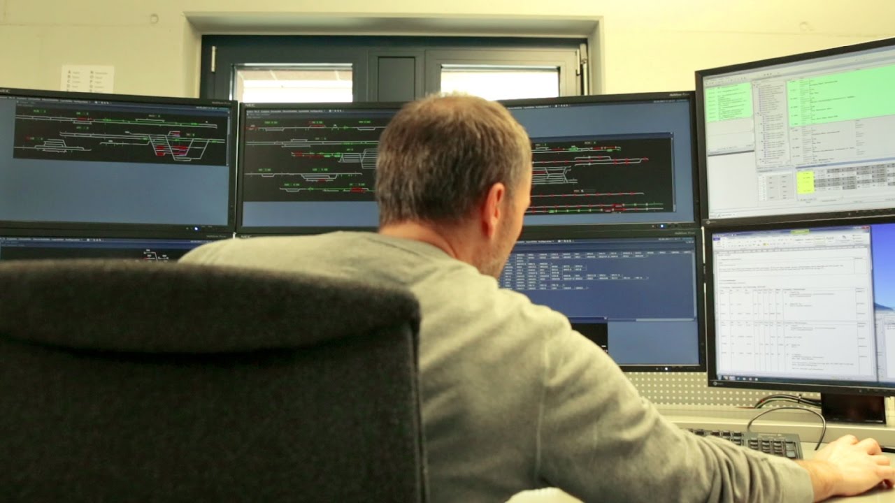 Einblick in die BLS Betriebszentrale Spiez