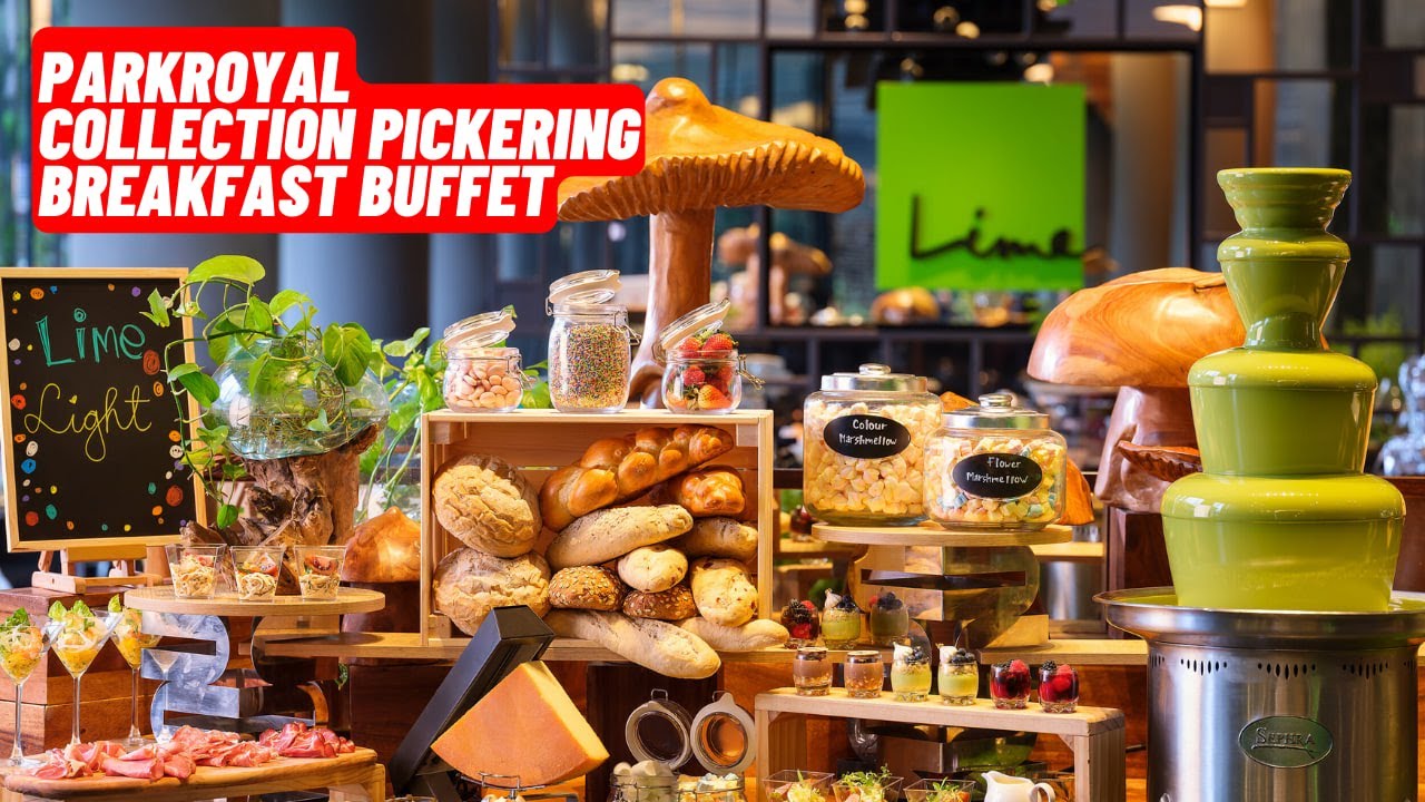 PARKROYAL COLLECTION Pickering Breakfast Buffet Lime Restaurant  新加坡美食之旅