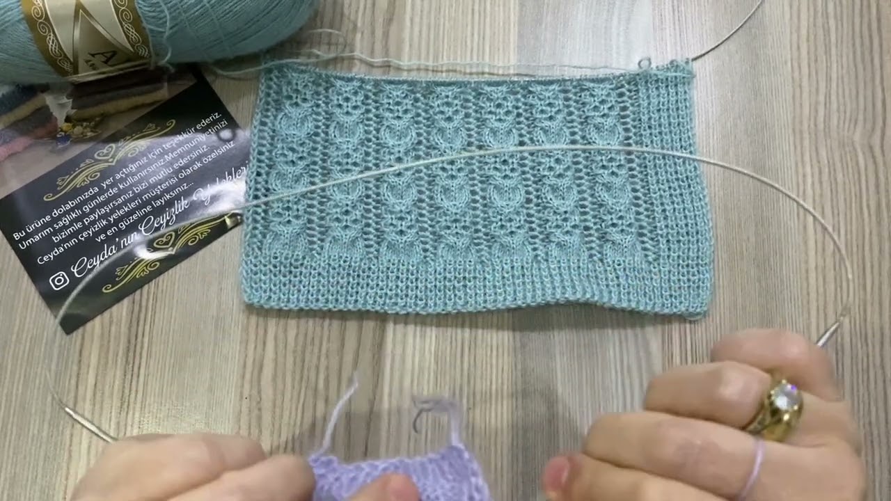 Petekli ajurlar çeyizlik yelek modelimiz