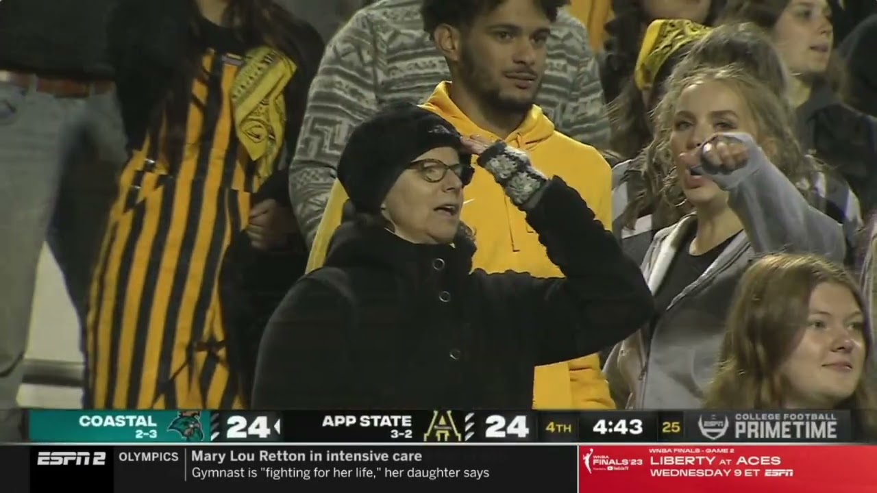 App State wild fumble leads to loss vs Coastal Carolina