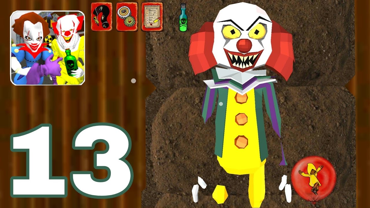 Clown Brothers Neighbor Escape 3D Gameplay Level 13