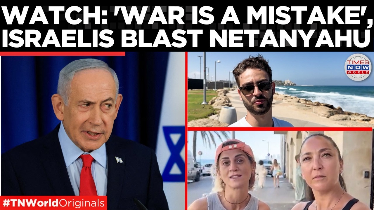 'We Don't Want Wars', Trump's Iran Peace Deal Divides Israel, Tel Aviv Residents Blast Netanyahu