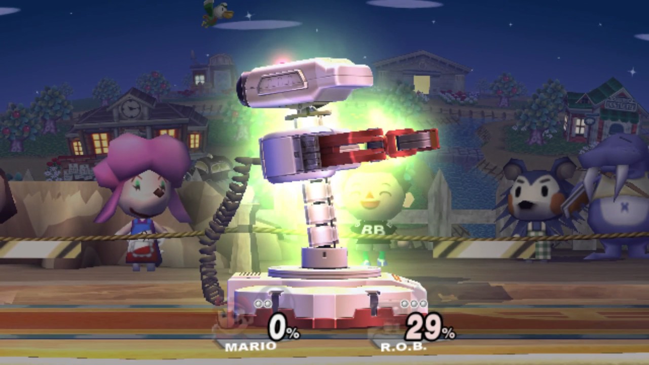 Super Smash Bros Brawl: Mario VS R.O.B.