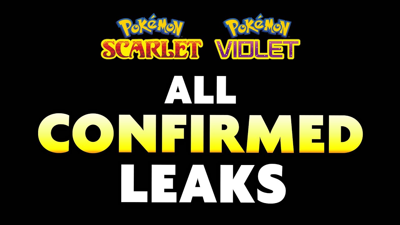 ВСЁ, что известно об утечках Pok&eacute;mon Scarlet and Violet! (Полный разбор)