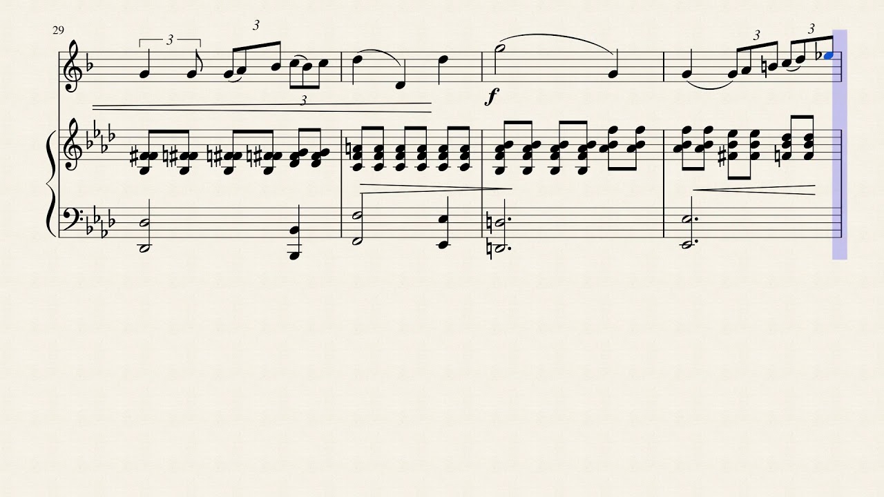 Après un Rêve (Tenor Horn & Piano)