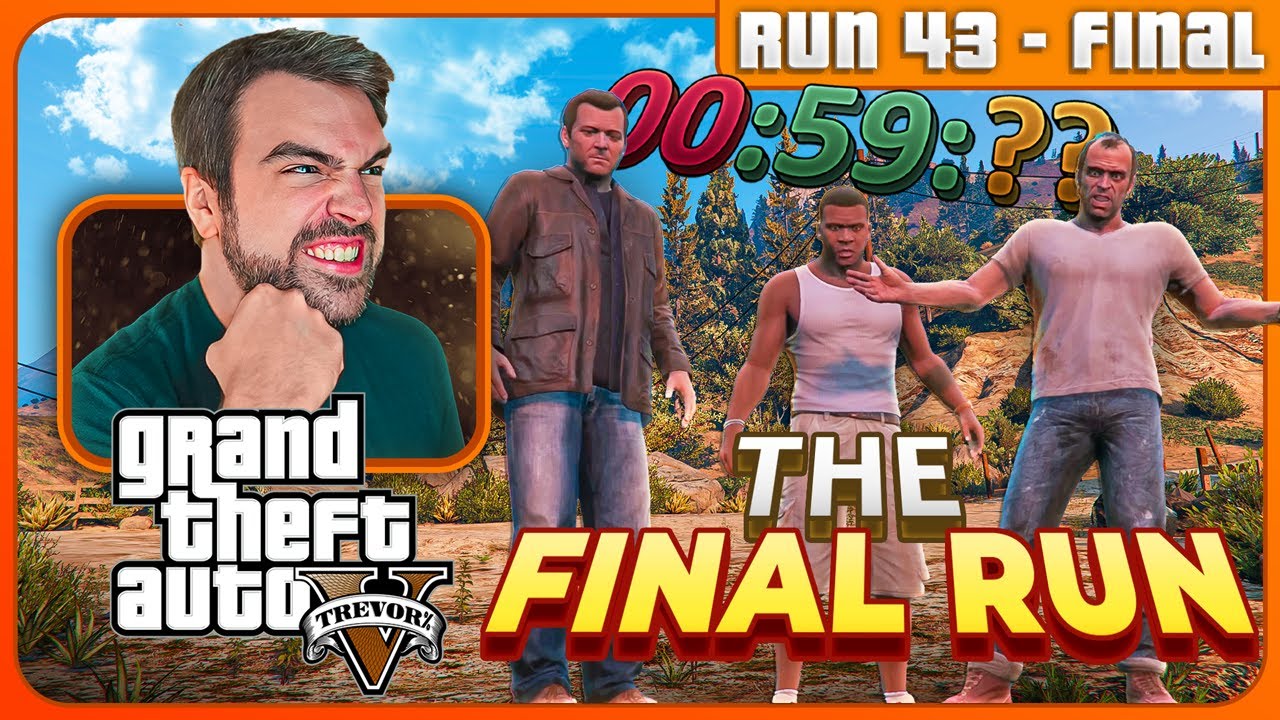 My First Sub 1 Hour and Final Speedrun!  - Grand Theft Auto V Trevor% [Run 43] - (VOD) - DarkViperAU