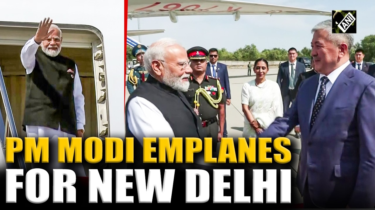 PM Modi Departs for New Delhi After Successful Completion of SCO Summit in Bishkek, Kyrgyzstan