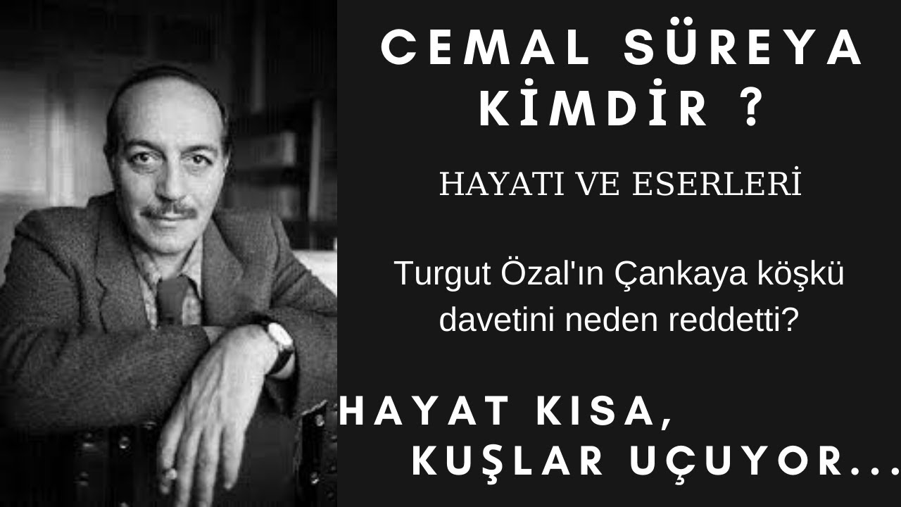 Cemal Süreya Kimdir ?  / Cemal Süreya'nın Hayatı ve Eserleri / Üvercinka