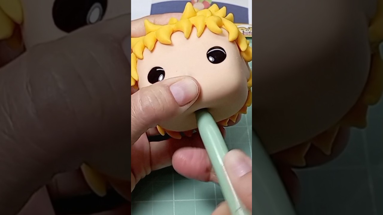 Bastidores da modelagem Pequeno Pr&iacute;ncipe de Biscuit