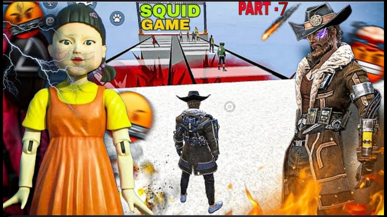 SQUID GAME CHALLANGE P-7 | FREE FIRE MAX 🔥