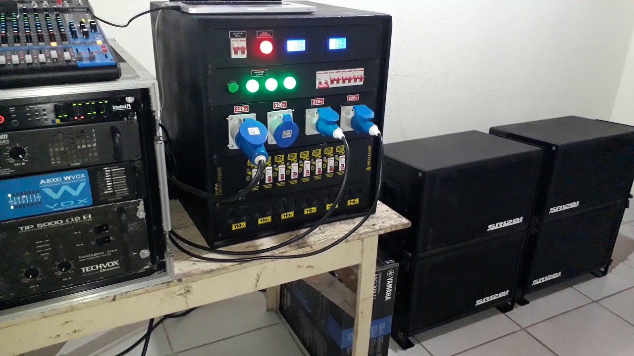 Teste som profissional/ main Power/line array!