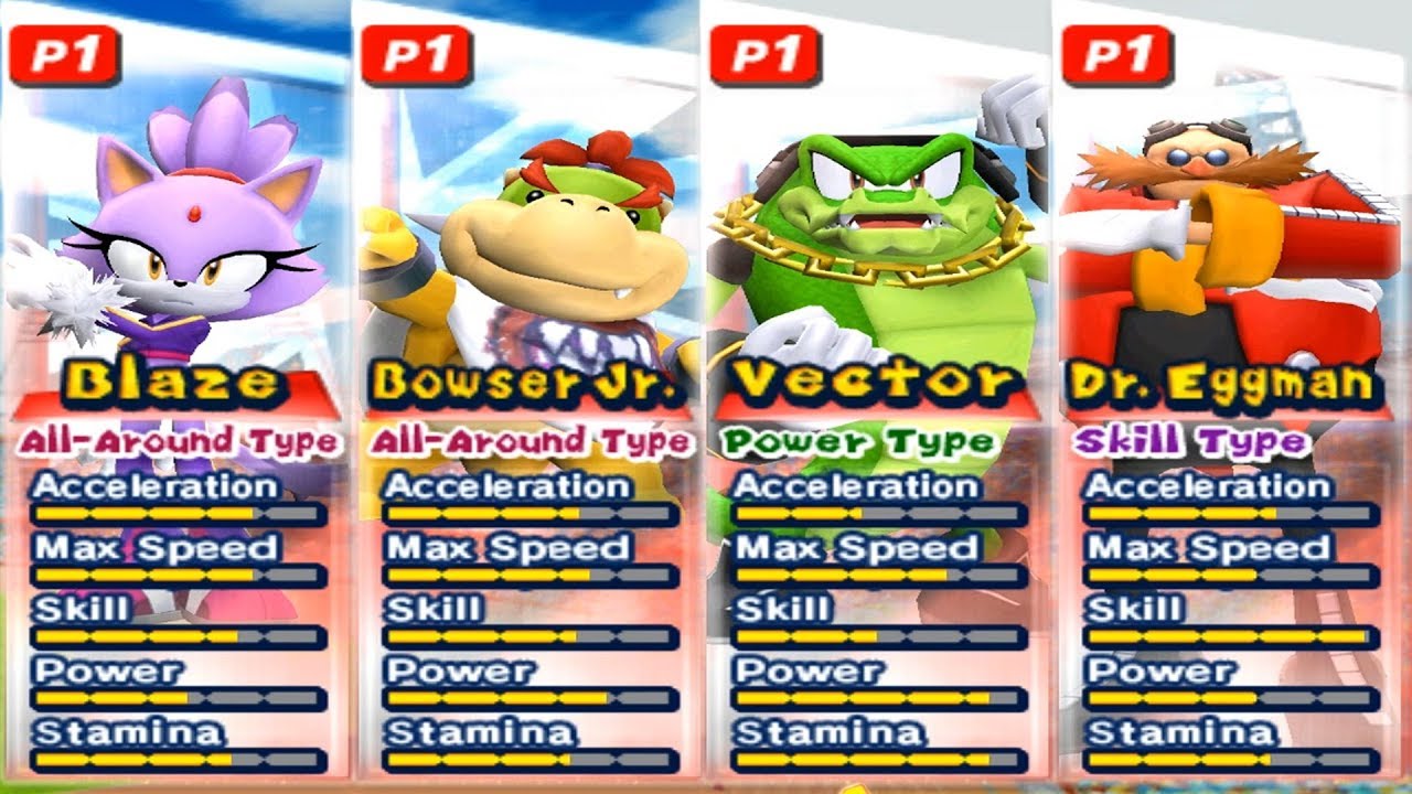 Mario & Sonic At The London 2012 Olympic Games Football – Team Blaze, Vector, Bowser, Eggman