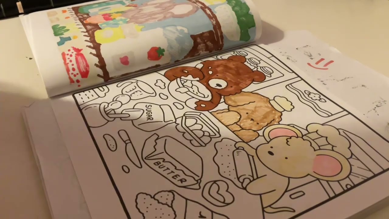 Cozy friends colouring book (part 1)