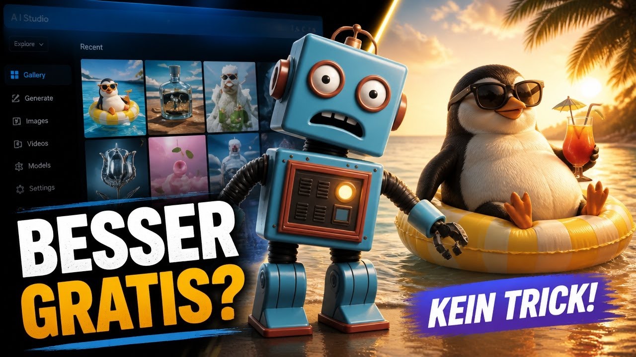 BESSER als GOOGLE VEO3 &ndash; KOSTENLOS & unbegrenzt! (Kein Clickbait) 🤯
