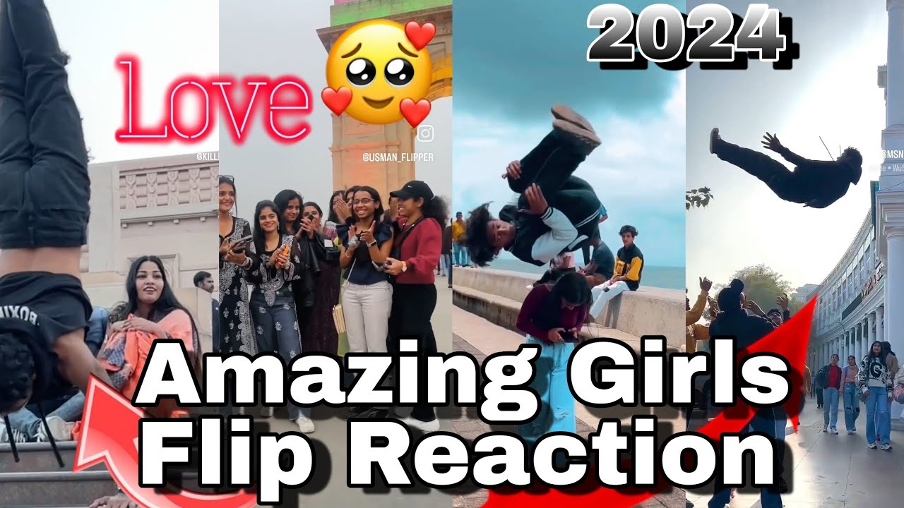 Amazing Girls flip reaction 😍😍 #reaction #viral #youtube