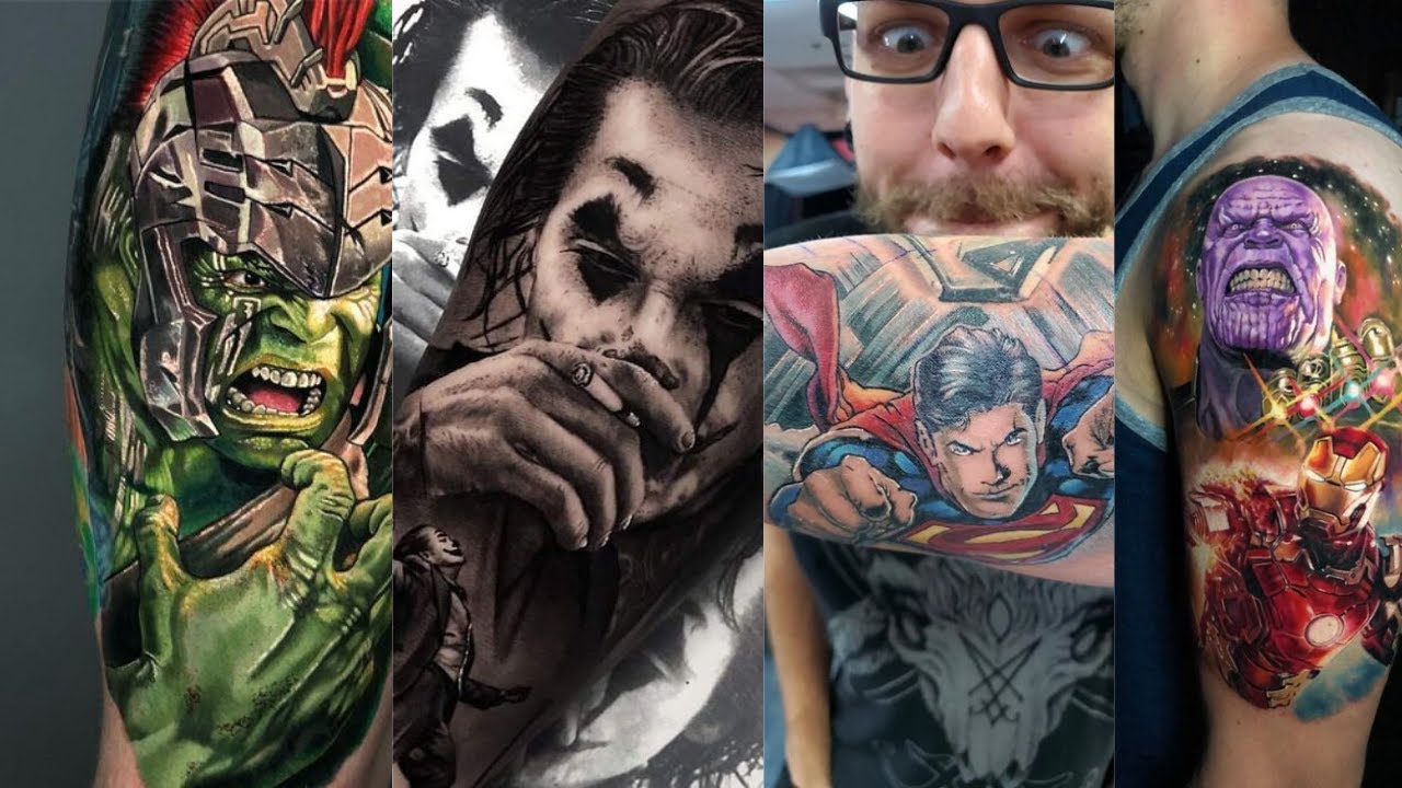 SUPERHEROES Tattoo Compilation 2020 || AMAZING & BEST DESIGNS