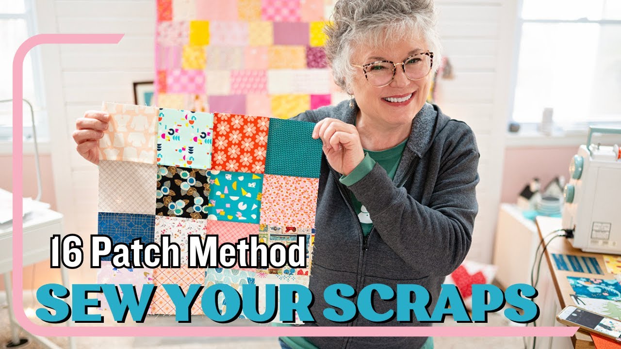STOP SAVING YOUR FABRIC SCRAPS AND START SEWING THEM!! | Tackle your scraps and make something fun