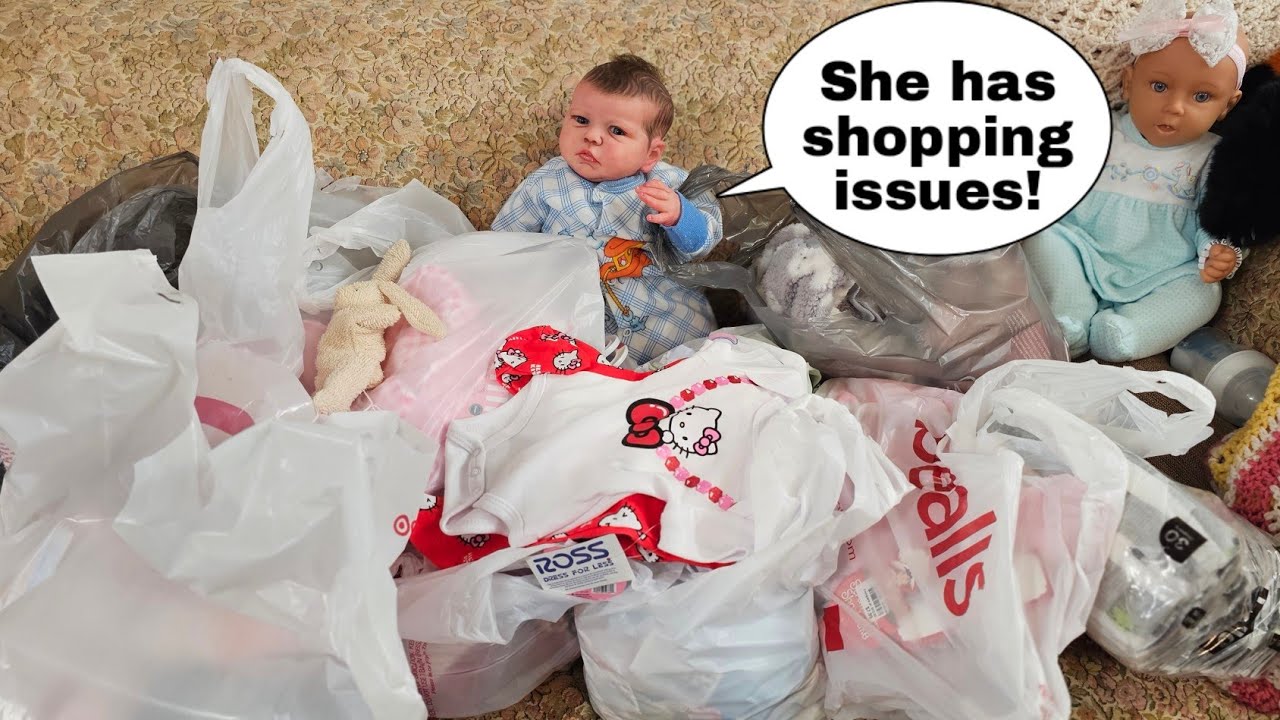 Shopping issues 🛍  HUGE haul for reborn dolls - Found so much Hello Kitty & Strawberry Shortcake ❤️