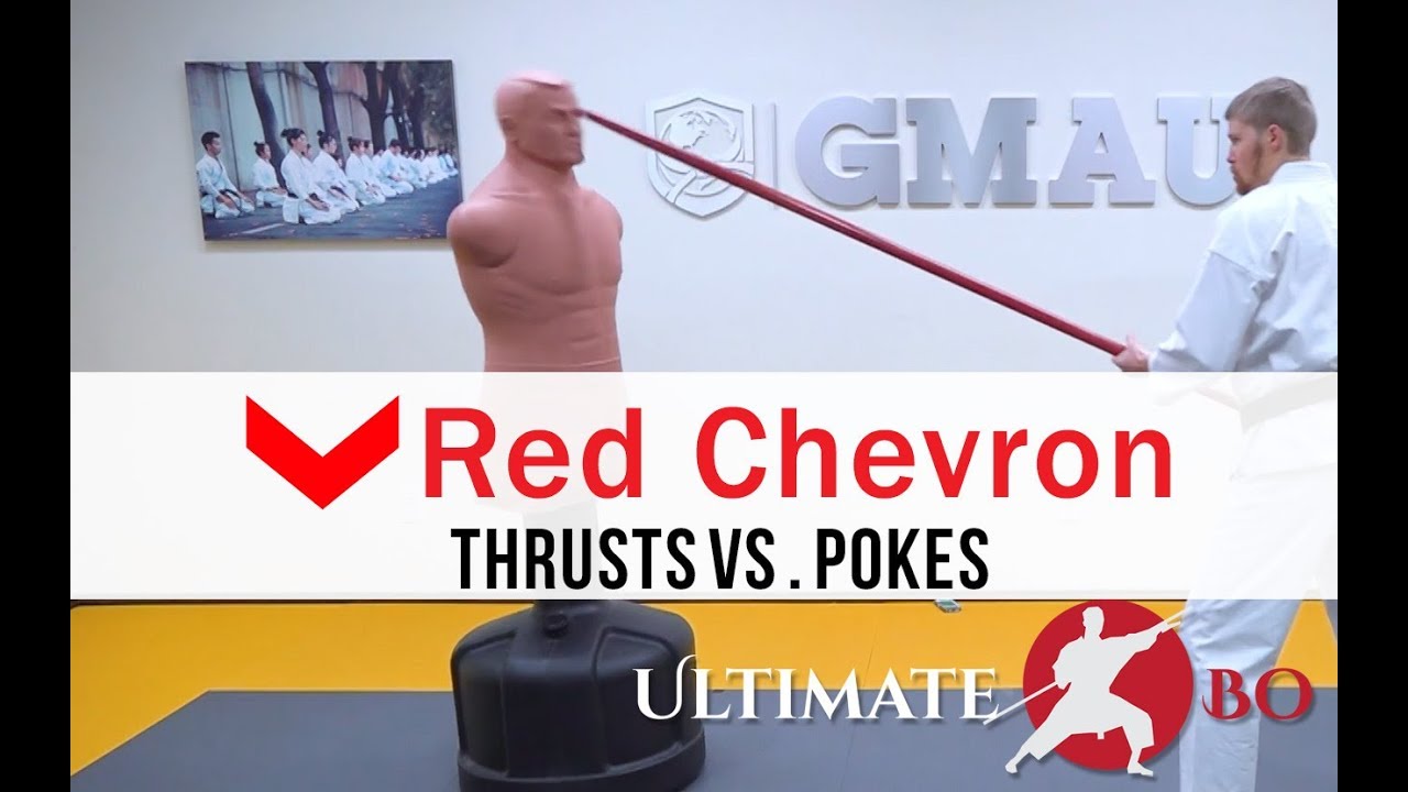Ultimate Bo Follow Along Class - Red Chevron - Thrusts vs. Pokes
