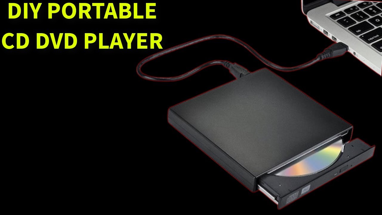 Do it yourself Portable External CD DVD Player 2023 Unboxing and Guide