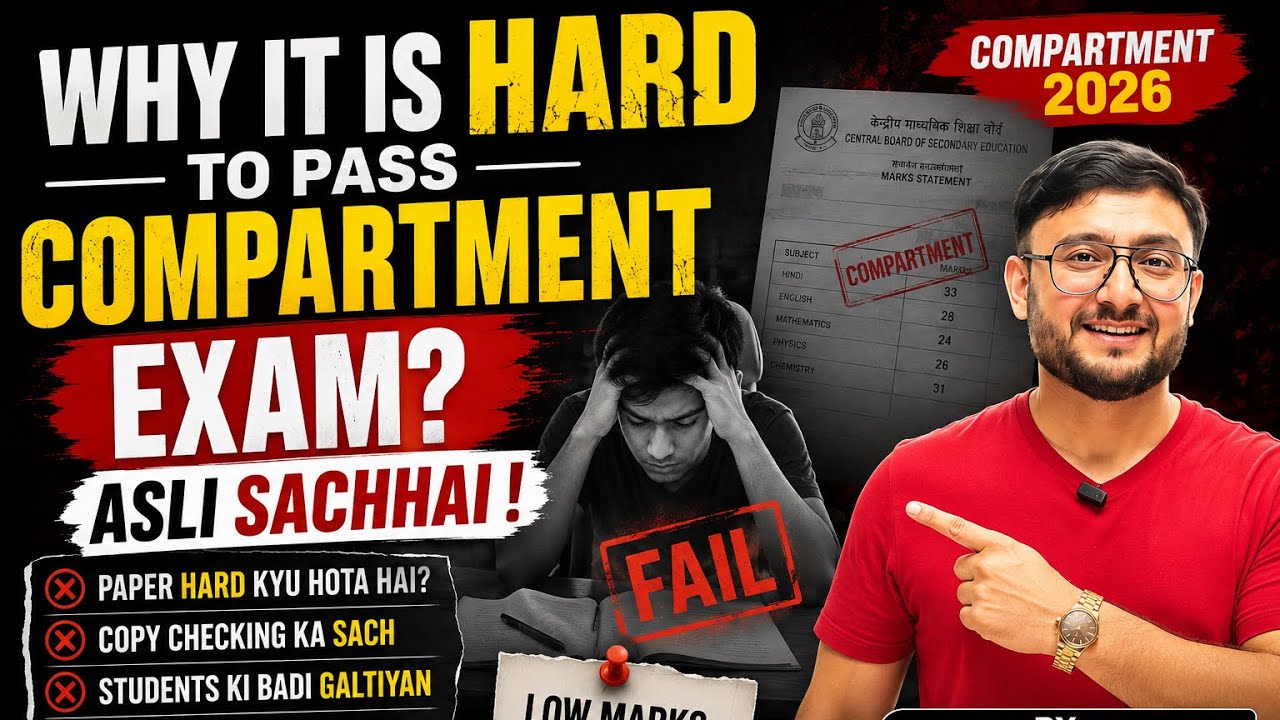 Why it is Hard To Pass Compartment Exam ? Asli Sachhai !