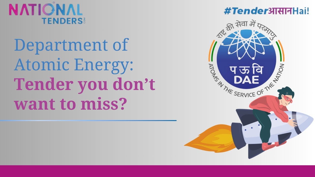 What is DAE? &ndash; Department of Atomic Energy | Scope, Projects & Tendering Opportunities ⚛️🇮🇳