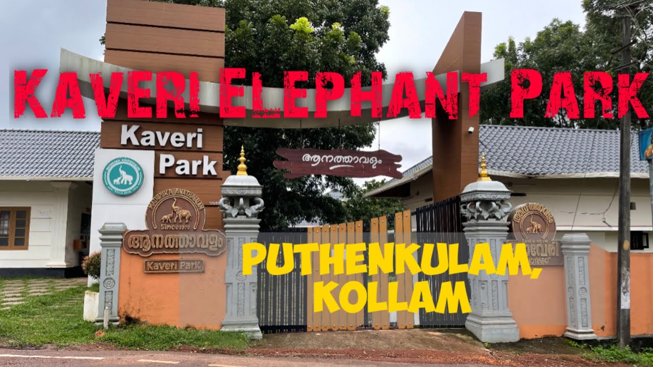 Kaveri Elephant Park|Puthenkulam| South Paravur|Kollam|One Day Picnic Spot In Kollam.
