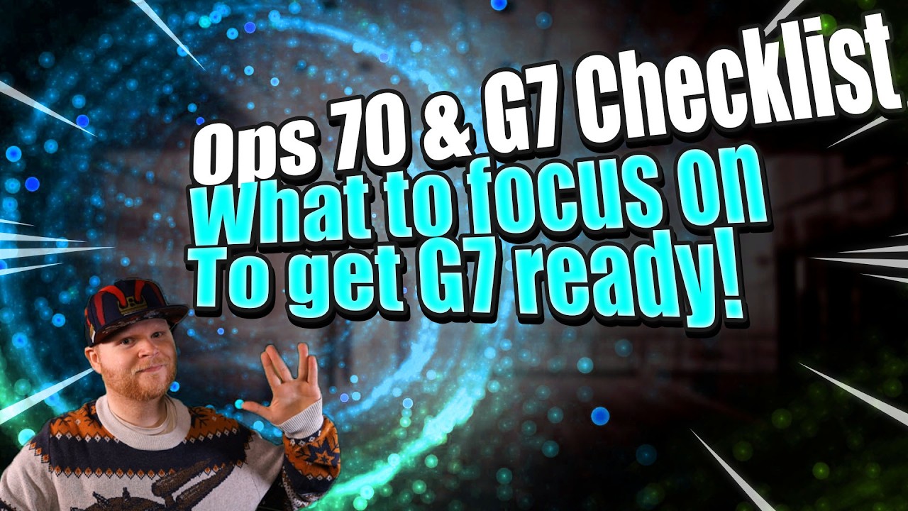 Ops 70 & G7 Checklist | What to do to prepare your account for G7 in Star Trek Fleet Command