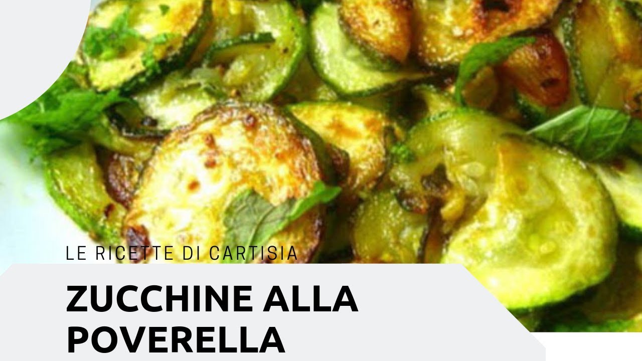 Zucchine alla Poverella Morbide  Ricetta Pugliese