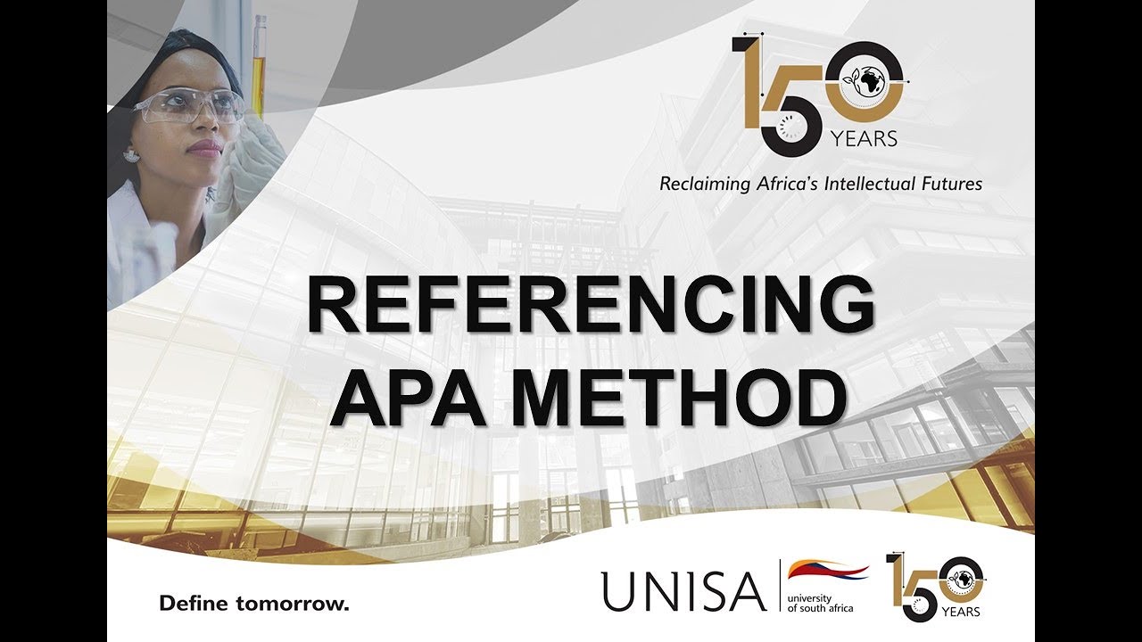 REFERENCING APA METHOD