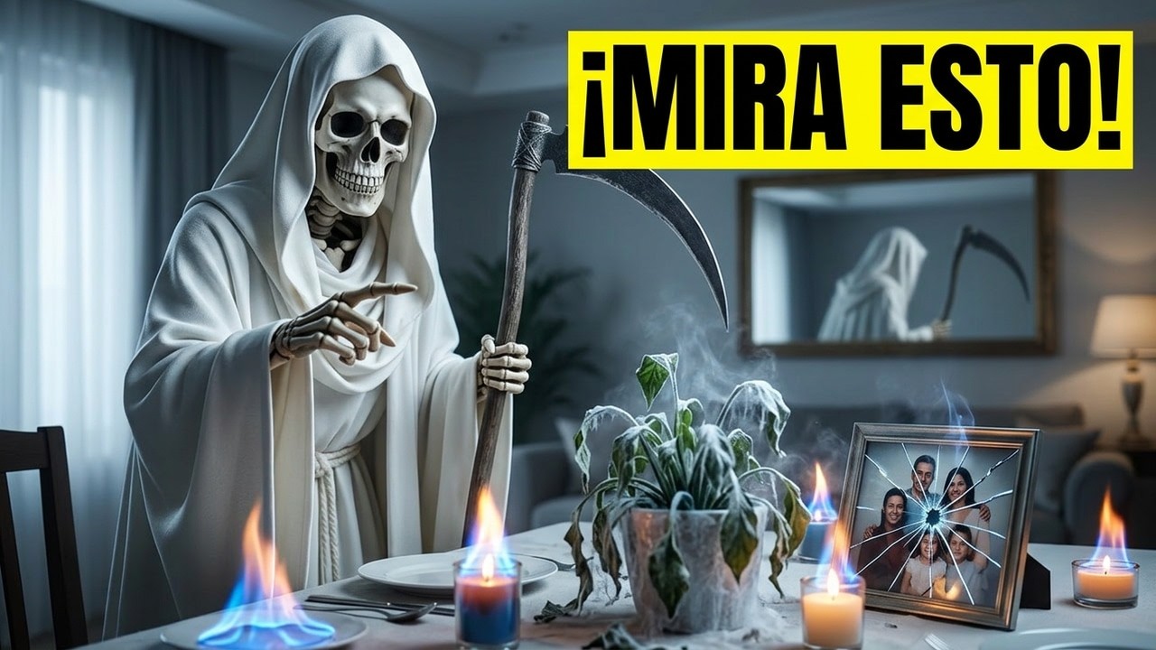 LAS 7 SEÑALES DE QUE LA SANTA MUERTE BLANCA ESTÁ EN TU HOGAR HOY!