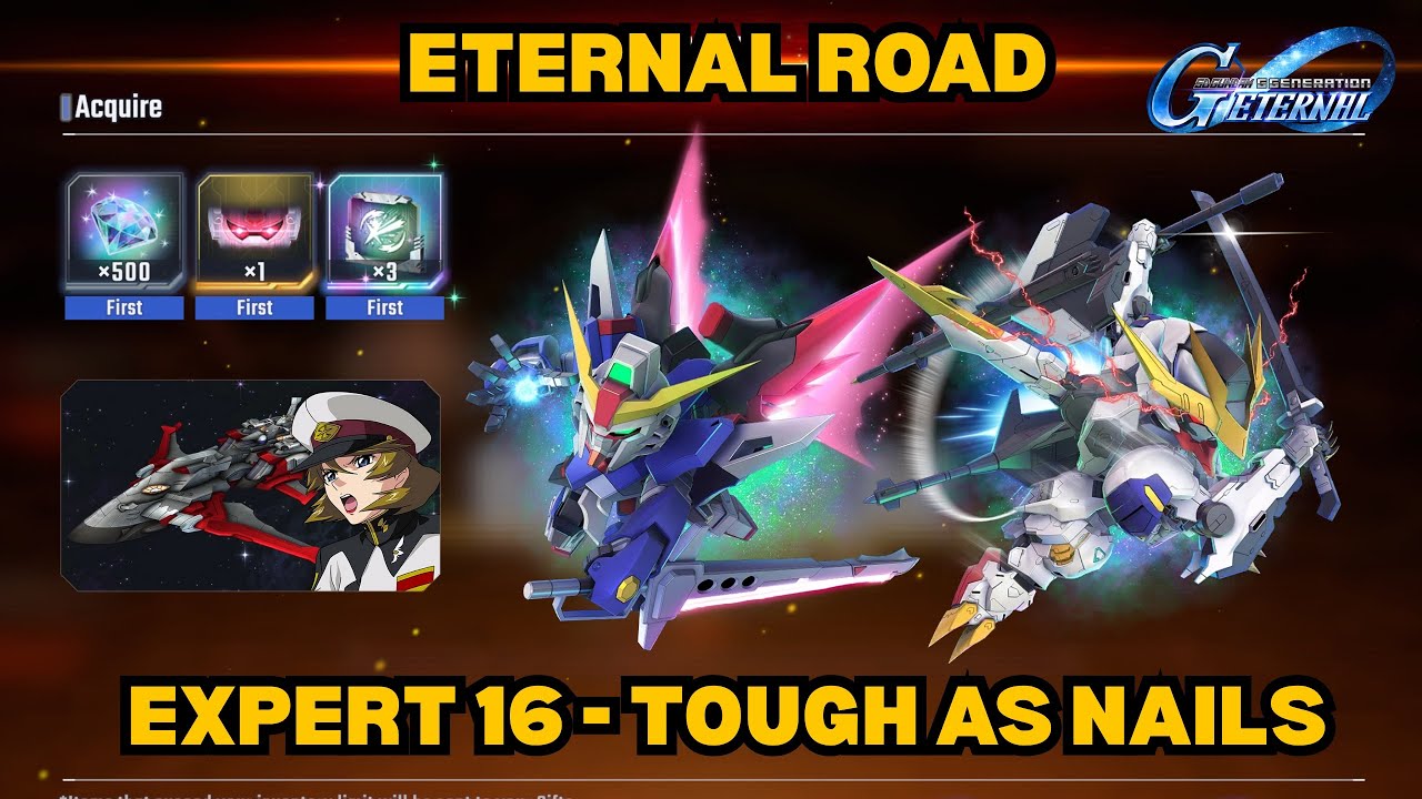 Eternal Road Expert 16 - No Death! Tough as Nails Tag! | SD GUNDAM G GENERATION ETERNAL